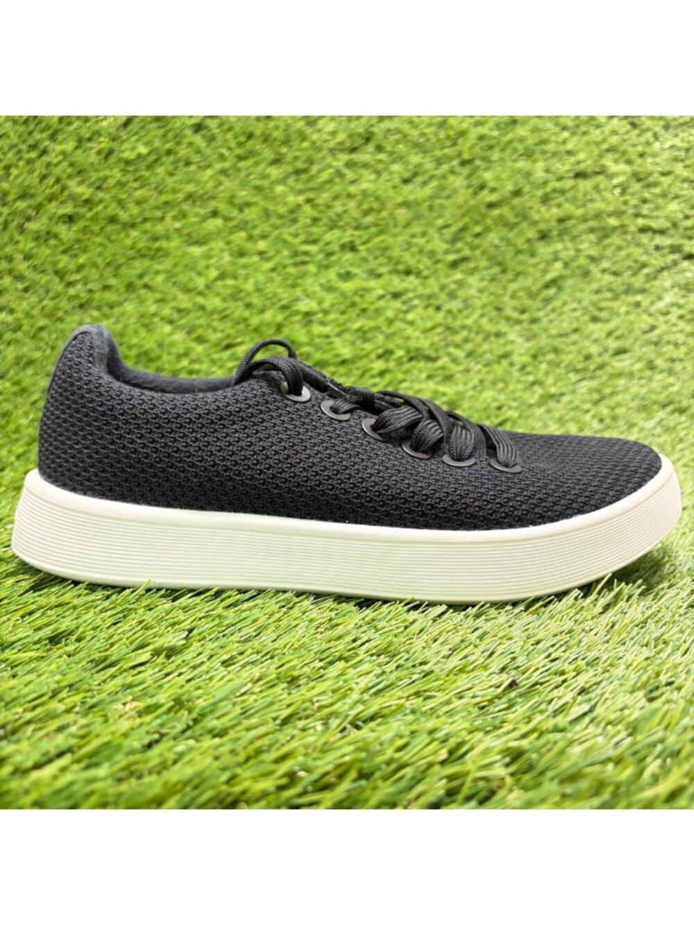 Allbirds Cruiser Womens Size 7 Black White Athletic Running Knit Shoes Sneakers